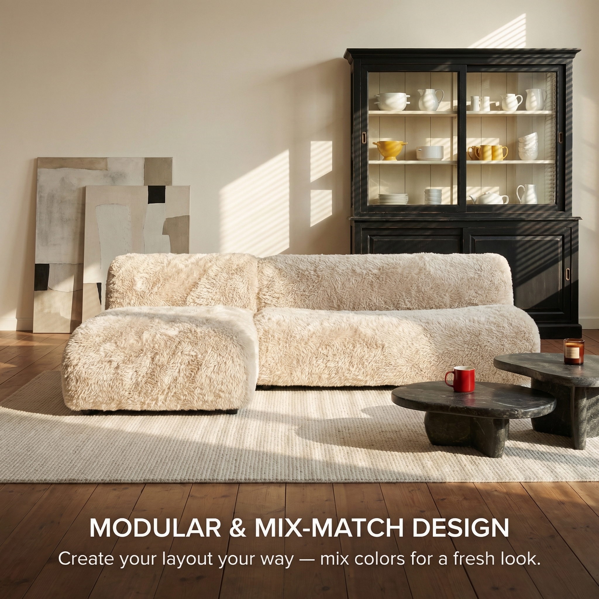 HARLOW 系列：现代复古模块化沙发